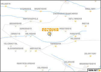 map of Rozovka