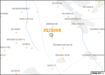 map of Rozovka