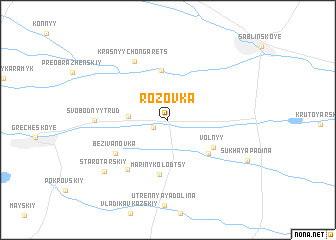 map of Rozovka