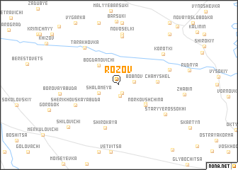 map of Rozov