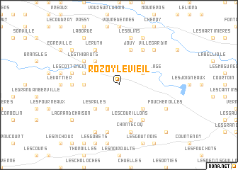 map of Rozoy-le-Vieil