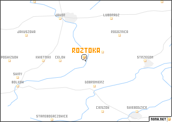 map of Roztoka