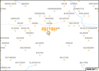 map of Roztoki