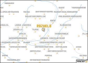 map of Rozuelo