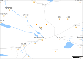 map of Rozula