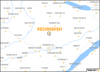 map of Rozvadovski