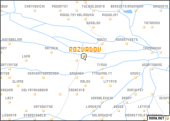 map of Rozvadov