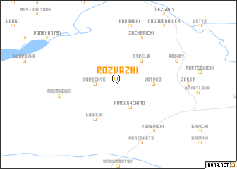 map of Rozvazhi