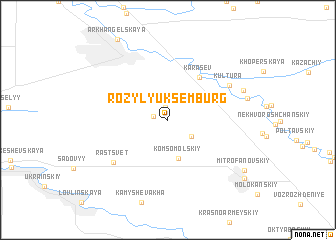 map of Rozy Lyuksemburg