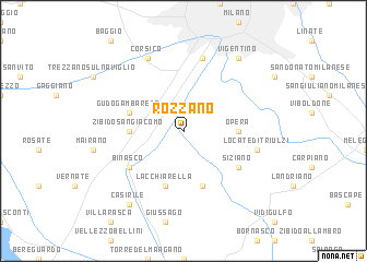 map of Rozzano