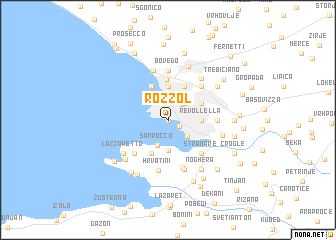 map of Rozzol