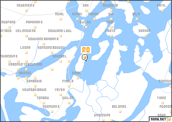 map of Ro