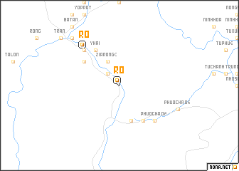 map of Rô