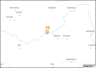 map of Rô