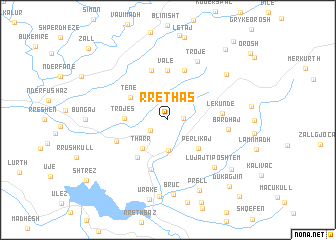 map of Rrethas