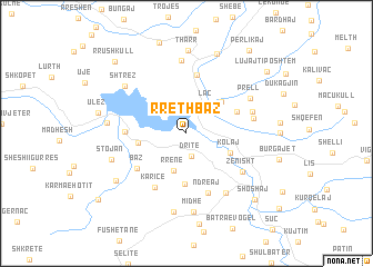 map of Rreth-Baz