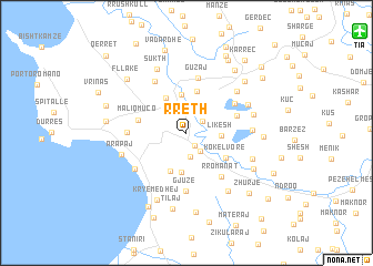 map of Rreth