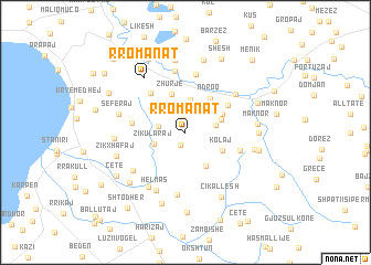 map of (( Rromanat ))