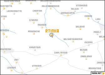 map of Rtinka