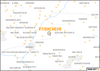 map of Rtishchevo