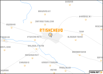 map of Rtishchevo