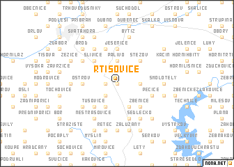 map of Rtišovice