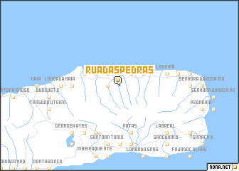 map of Rua das Pedras