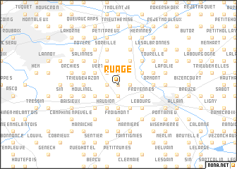 map of Ruage