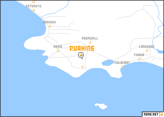 map of Ruahine