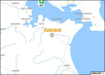 map of Ruakaka