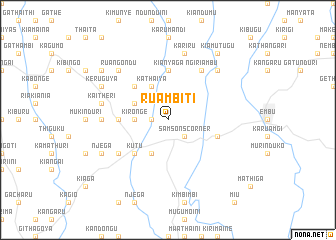 map of Ruambiti