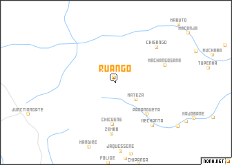 map of Ruango