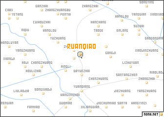 map of Ruanqiao