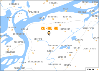 map of Ruanqiao