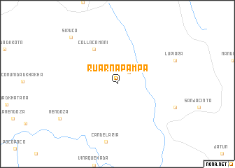 map of Ruarnapampa