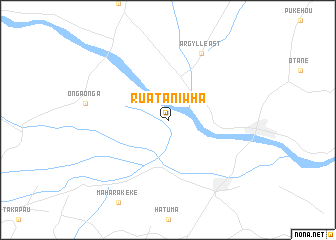 map of Ruataniwha