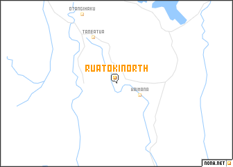map of Ruatoki North
