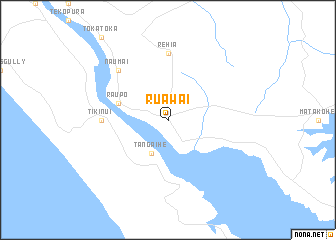 map of Ruawai