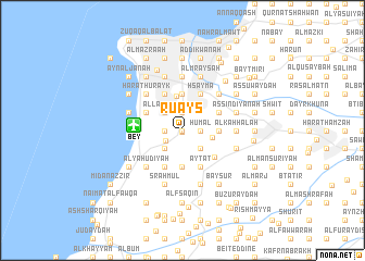 map of Ruʼays