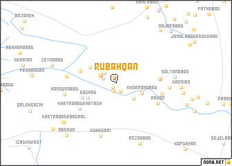 map of Rūbahqān