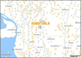 map of Rubāitwāla