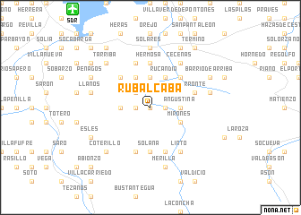 map of Rubalcaba