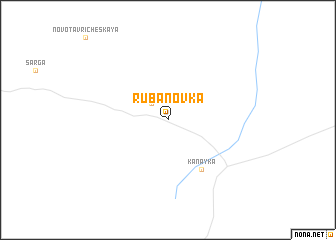 map of Rubanovka