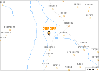 map of Rubare
