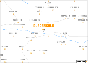 map of Rubas Skola