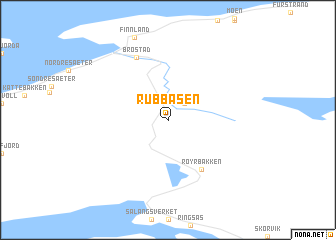 map of Rubbåsen