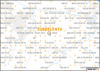 map of Rubbelrath