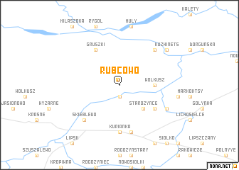 map of Rubcowo