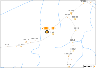 map of Rubeki