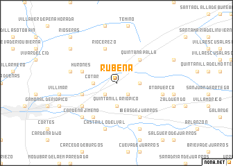 map of Rubena